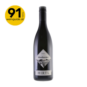 Gehaltvoller Blauburger vom Weingut Hirtl – tiefdunkler Rotwein mit intensiver Frucht und charaktervoller Struktur.