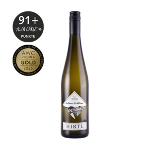 Grüner Veltliner trocken vom Weingut Hirtl mit Kräuterwürze, weißem Pfeffer und saftiger Kernobstfrucht, frisch und mineralisch