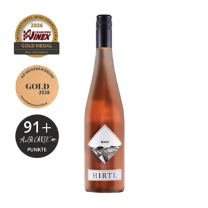Eleganter Rosé vom Weingut Hirtl – mit feinen Johannisbeer-Noten und frischer, fruchtiger Stilistik.