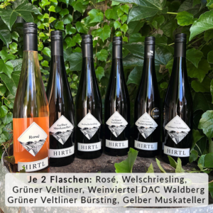 Sommer-Genusspaket mit 12 Flaschen – sechs GOLD-prämierte Weiß- und Roséweine, leicht, frisch und fruchtig, ideal für den Sommer.