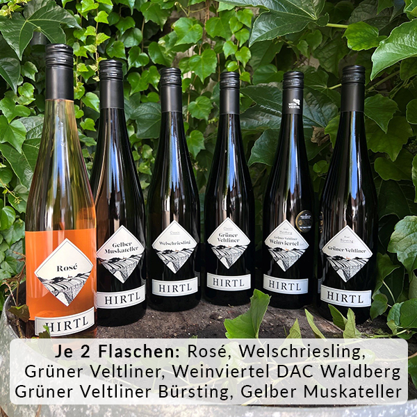 Sommer-Genusspaket mit 12 Flaschen – sechs GOLD-prämierte Weiß- und Roséweine, leicht, frisch und fruchtig, ideal für den Sommer.